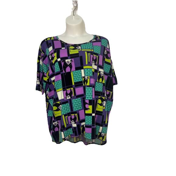 LuLaRoe Disney Villains 3x Irma Tunic Top Maleficent Sleeping Beauty Soft Strech - Picture 1 of 9